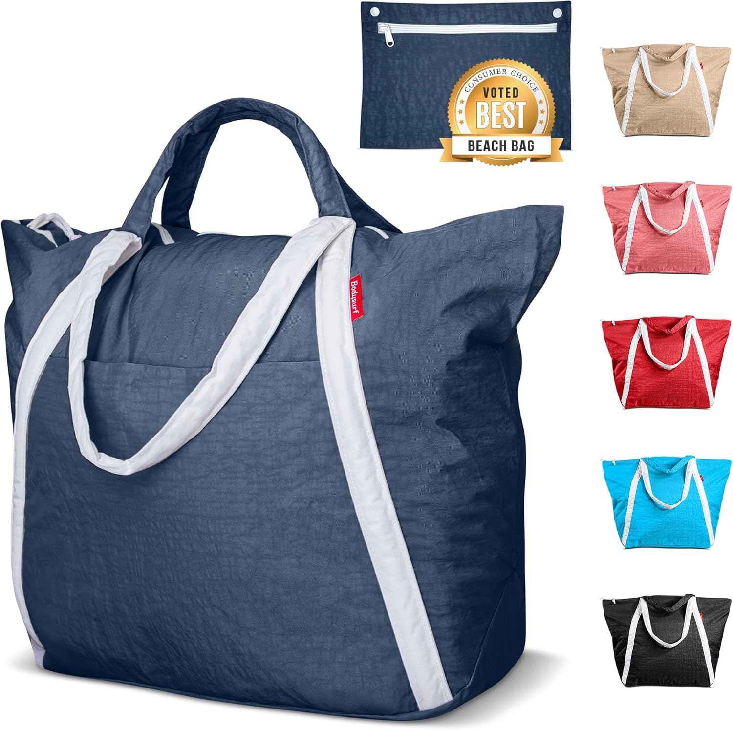 Tote Bag Beach - Waterproof Beach Bag for Travel -