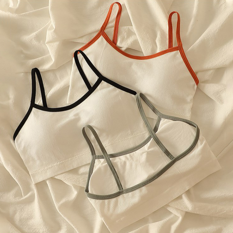 Bralette Triangle Set - Seamless Sport Bra Backless Strapless Top