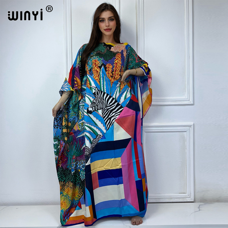 Cover Up Kaftan - WINYI new high quality Print kaftan