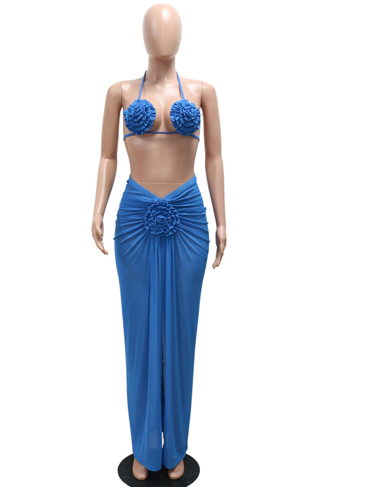 Beyprern Women's Royal Blue 3D - Swimsuit Bikini Ruched recensie en prijs
