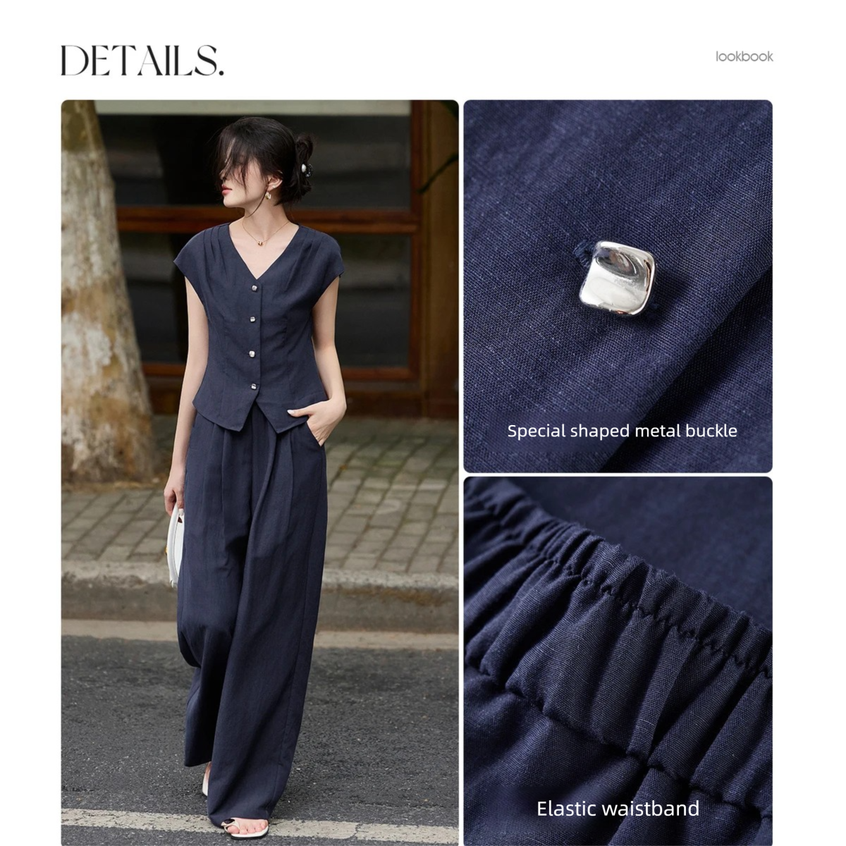 SENTUBILA Summer Linen Pant Se - Linen Pant Wide recensie en prijs