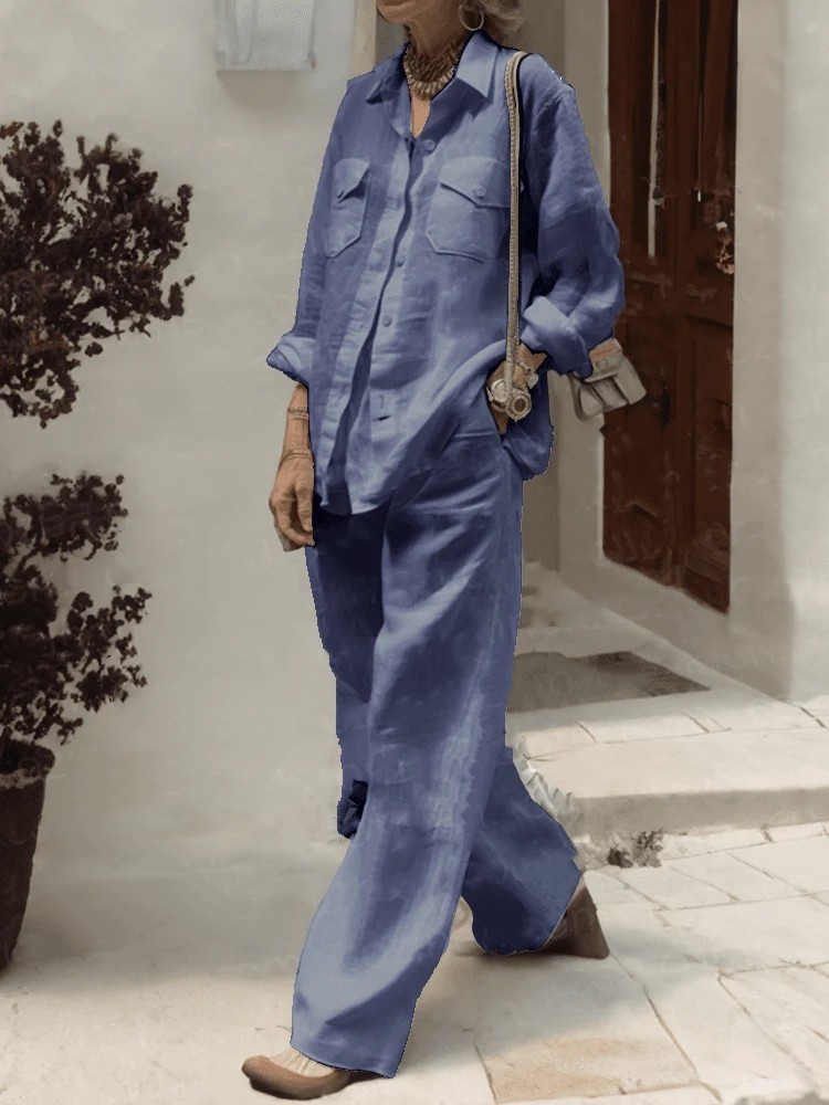 Fashion Solid Cotton Linen Shi - Linen Pant Wide recensie en prijs