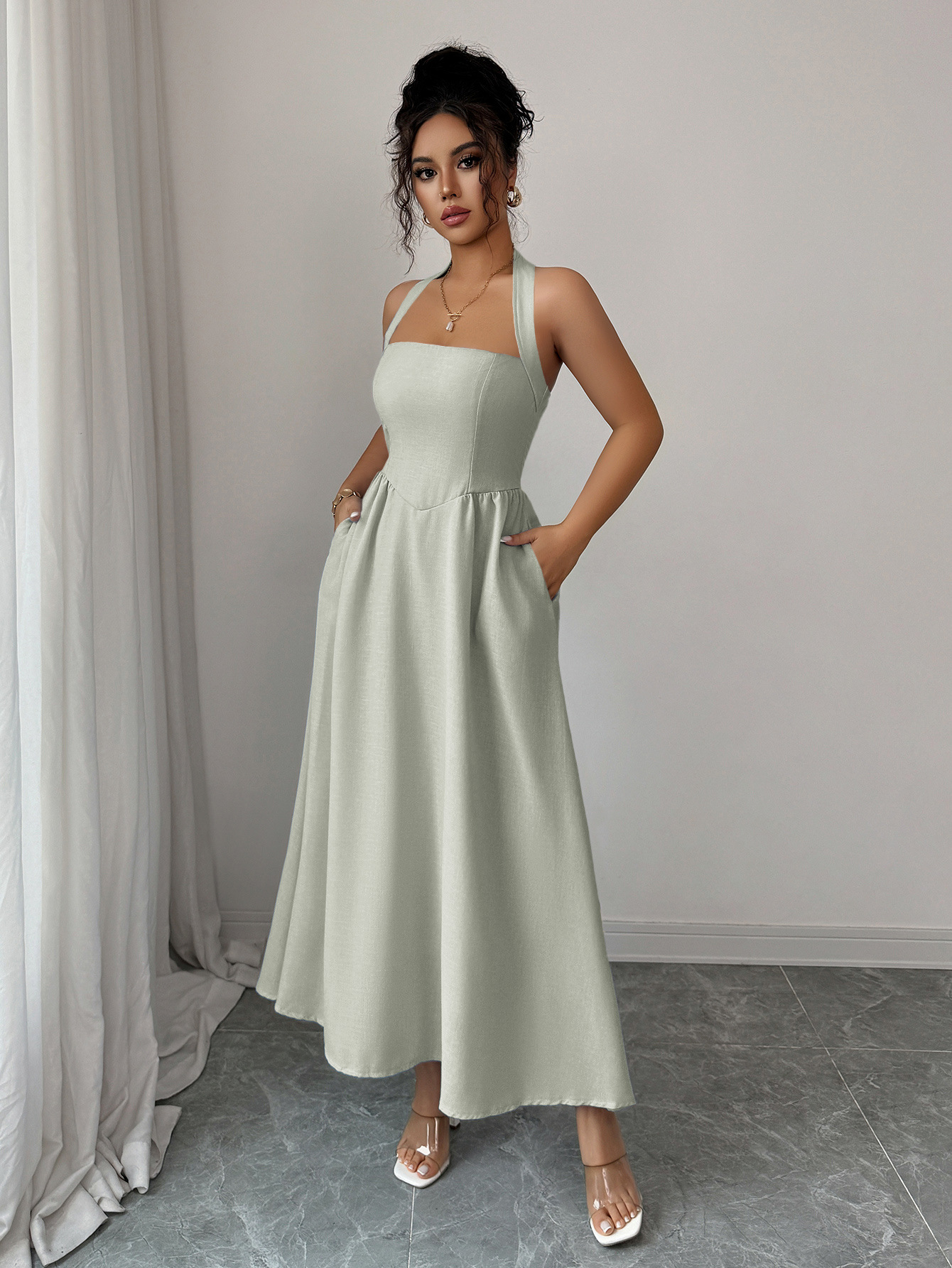 Women's Dress 5 Colors Halter  - Maxi Dress Halter recensie en prijs