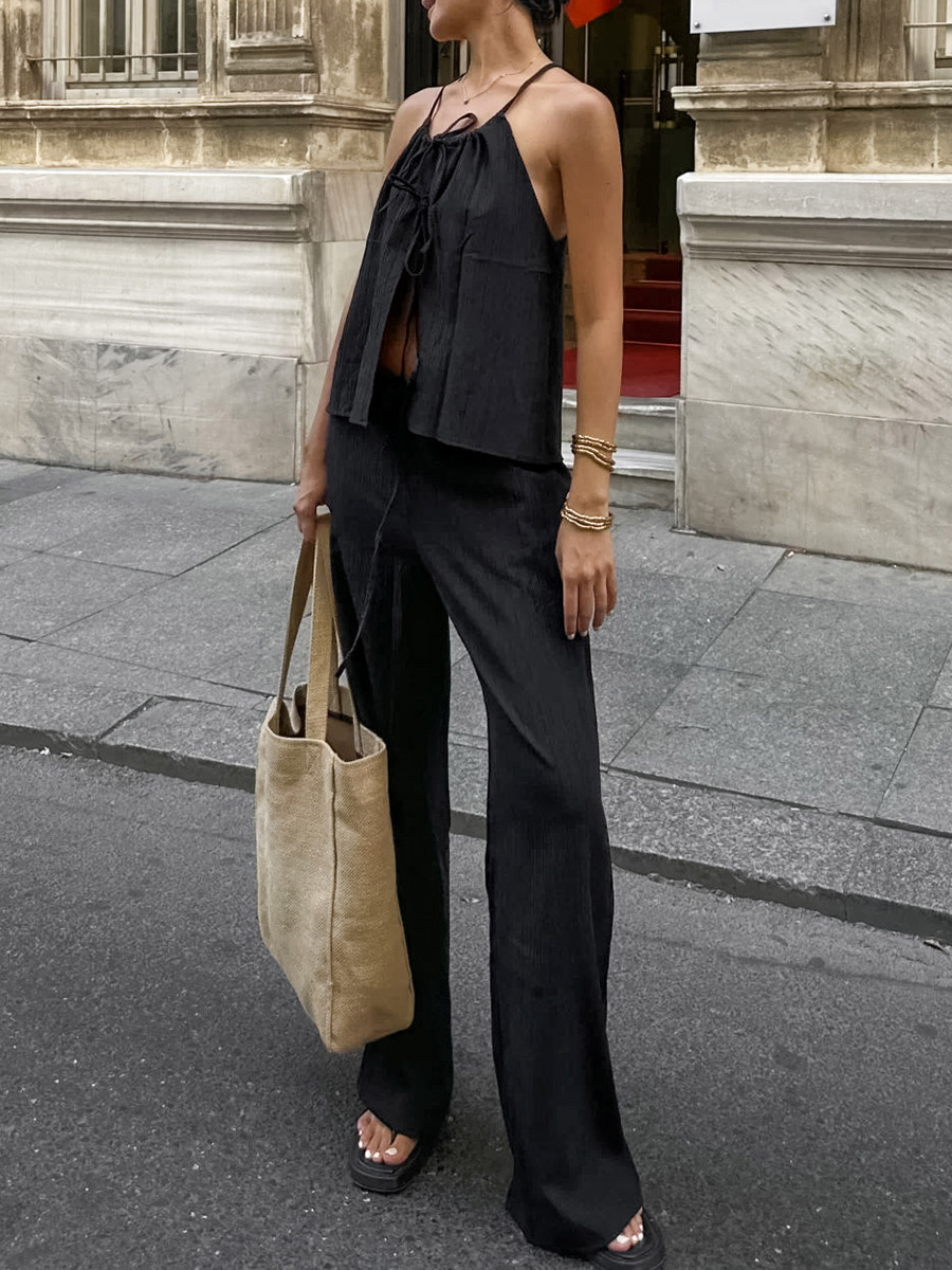 2026 Women Two Piece Set Women - Linen Pant Wide recensie en prijs