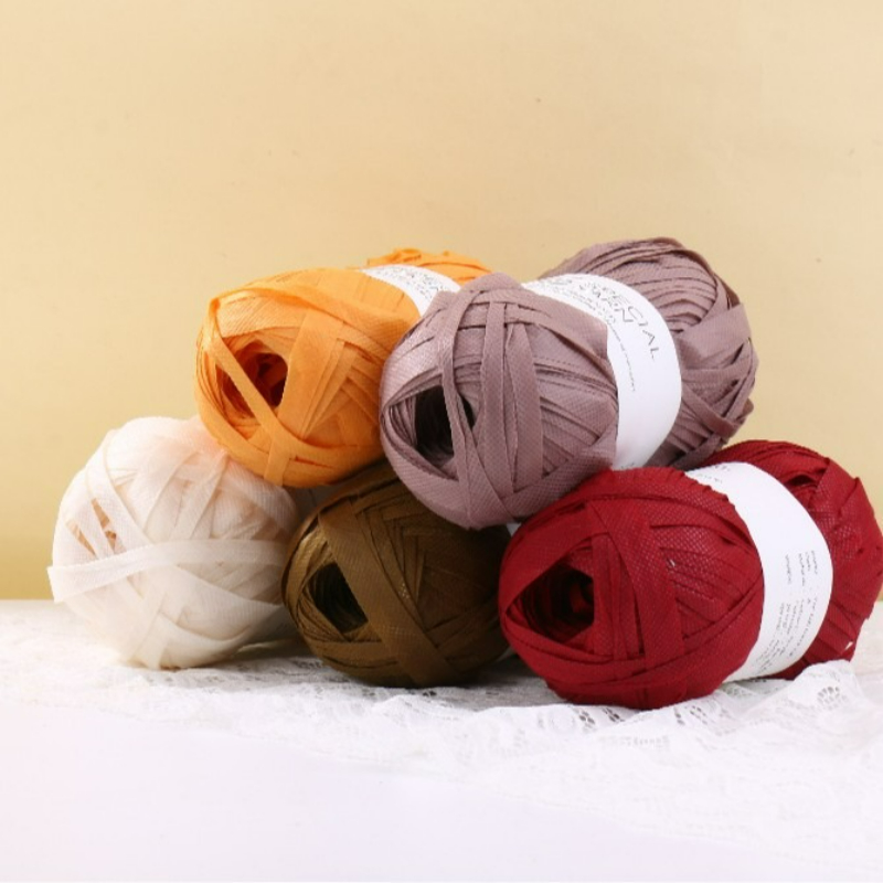 100g/pcs Raffia Flat Yarn for  - Crochet Bag Raffia recensie en prijs