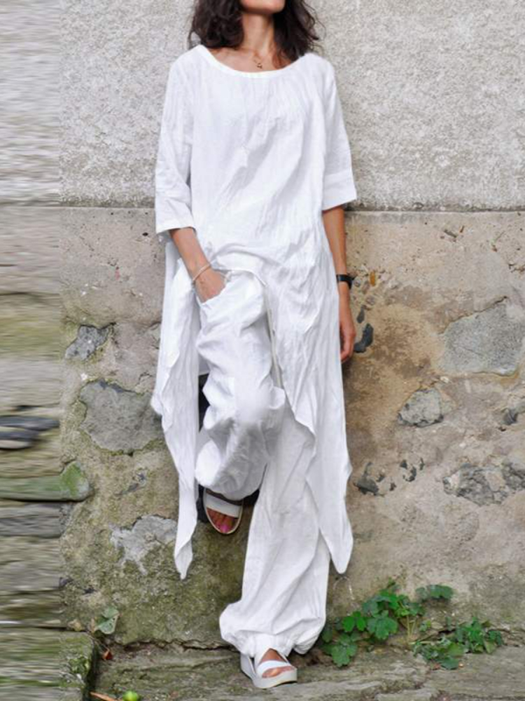 2024 Summer New Fashion Casual - Linen Pant Wide recensie en prijs
