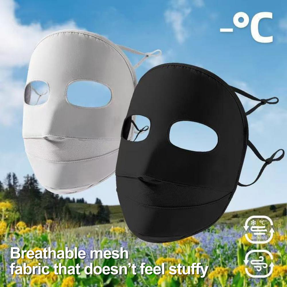 Lightweight Soft Ice Silk Face - Headband Summer Knit recensie en prijs