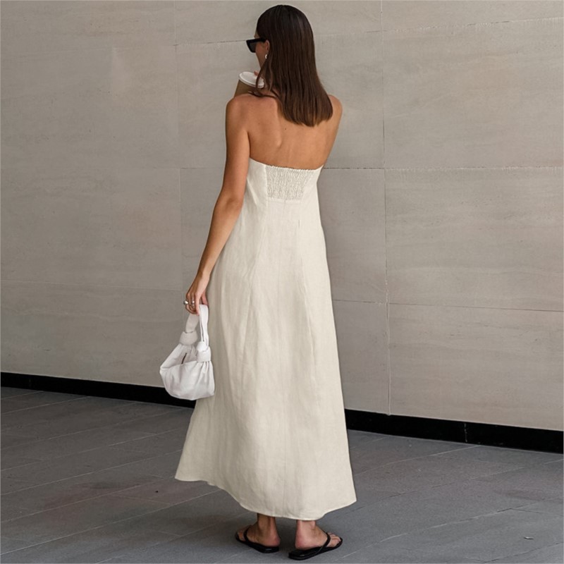 Fashion Elegant Simple Design  - Linen Dress Wrap recensie en prijs