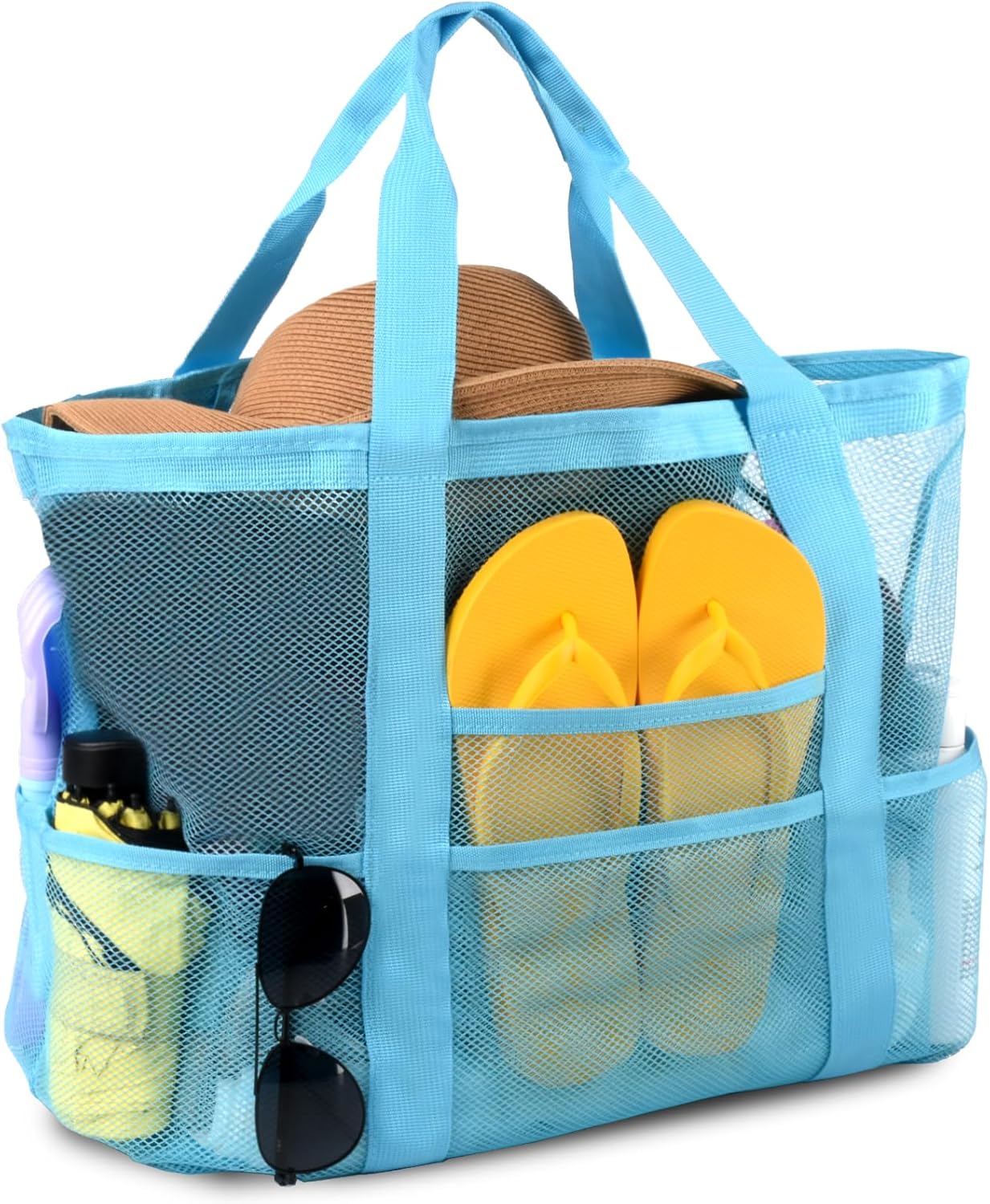 Mesh Beach Bag, Large Tote wit - Tote Bag Beach recensie en prijs