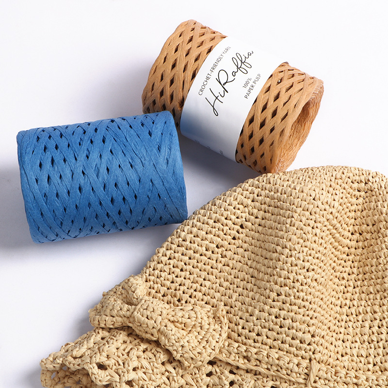 150M Natural Raffia Straw Yarn - Crochet Bag Raffia recensie en prijs