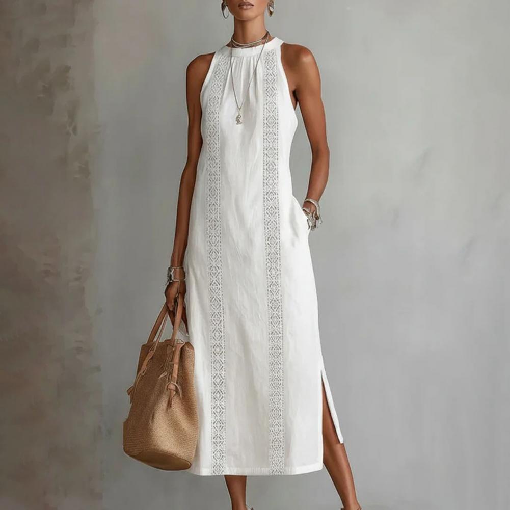 2026 Summer Dress for Women Sl - Linen Dress Wrap recensie en prijs