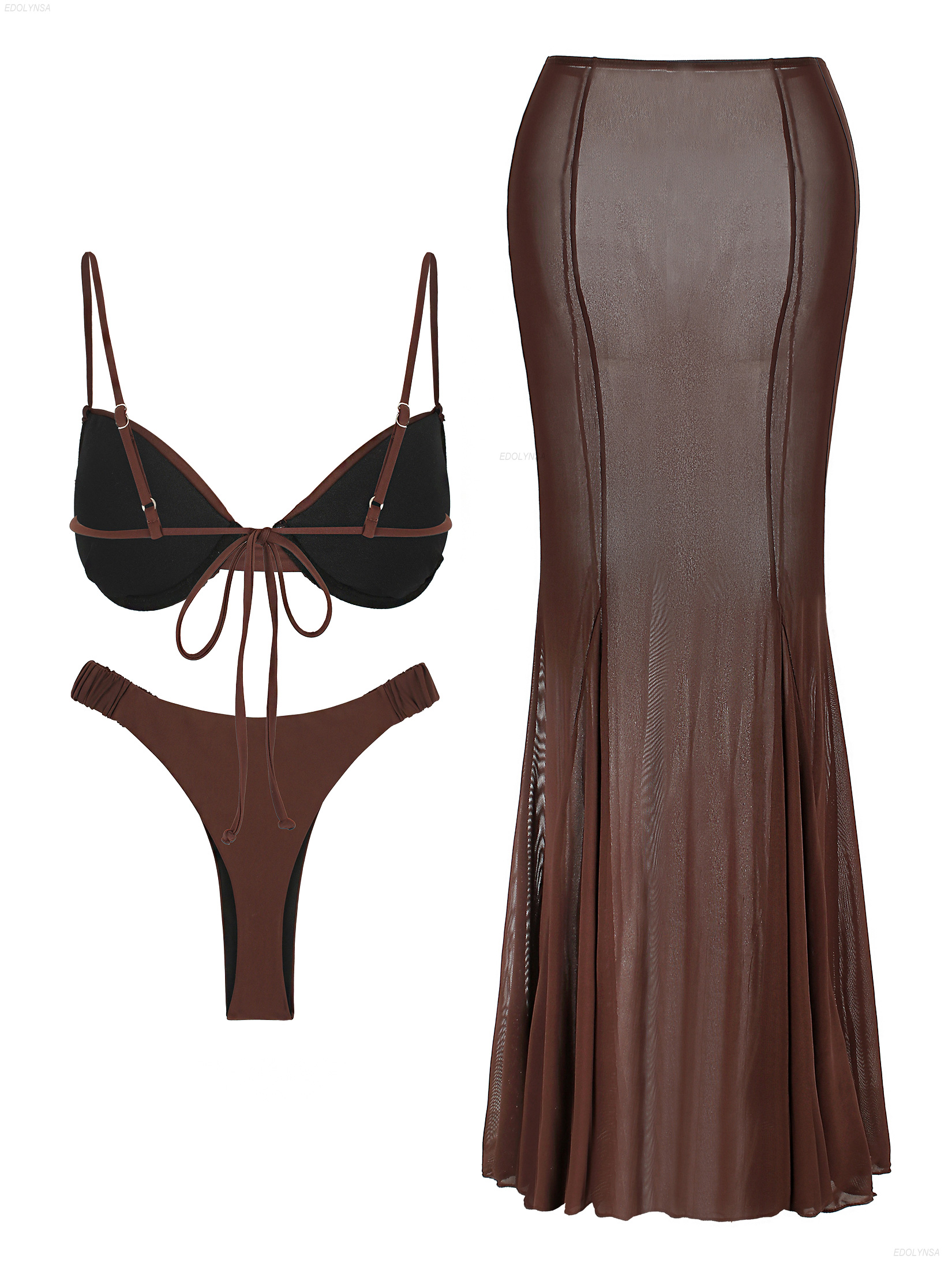 Ruched Bathing Suit with Cover - Swimsuit Bikini Ruched recensie en prijs