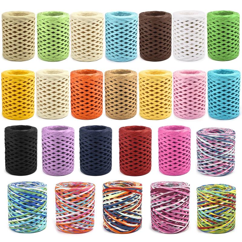 100M Natural Raffia Straw Yarn - Crochet Bag Raffia recensie en prijs