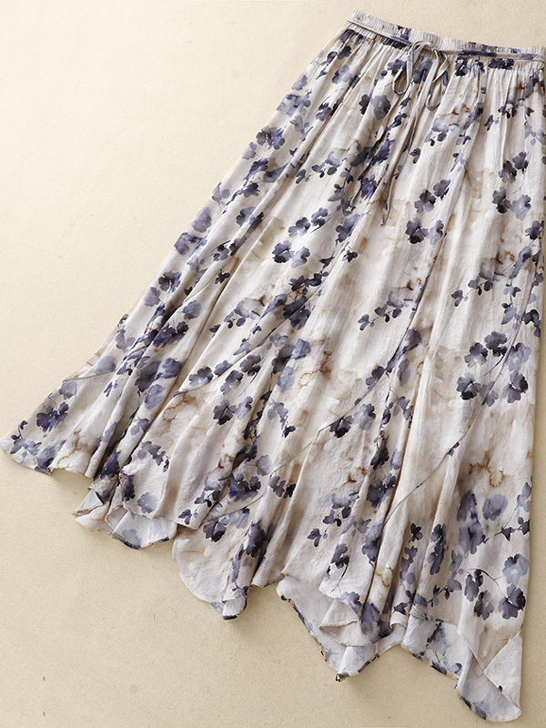 Floral A-Line Skirt Women's El - Midi Skirt Floral recensie en prijs