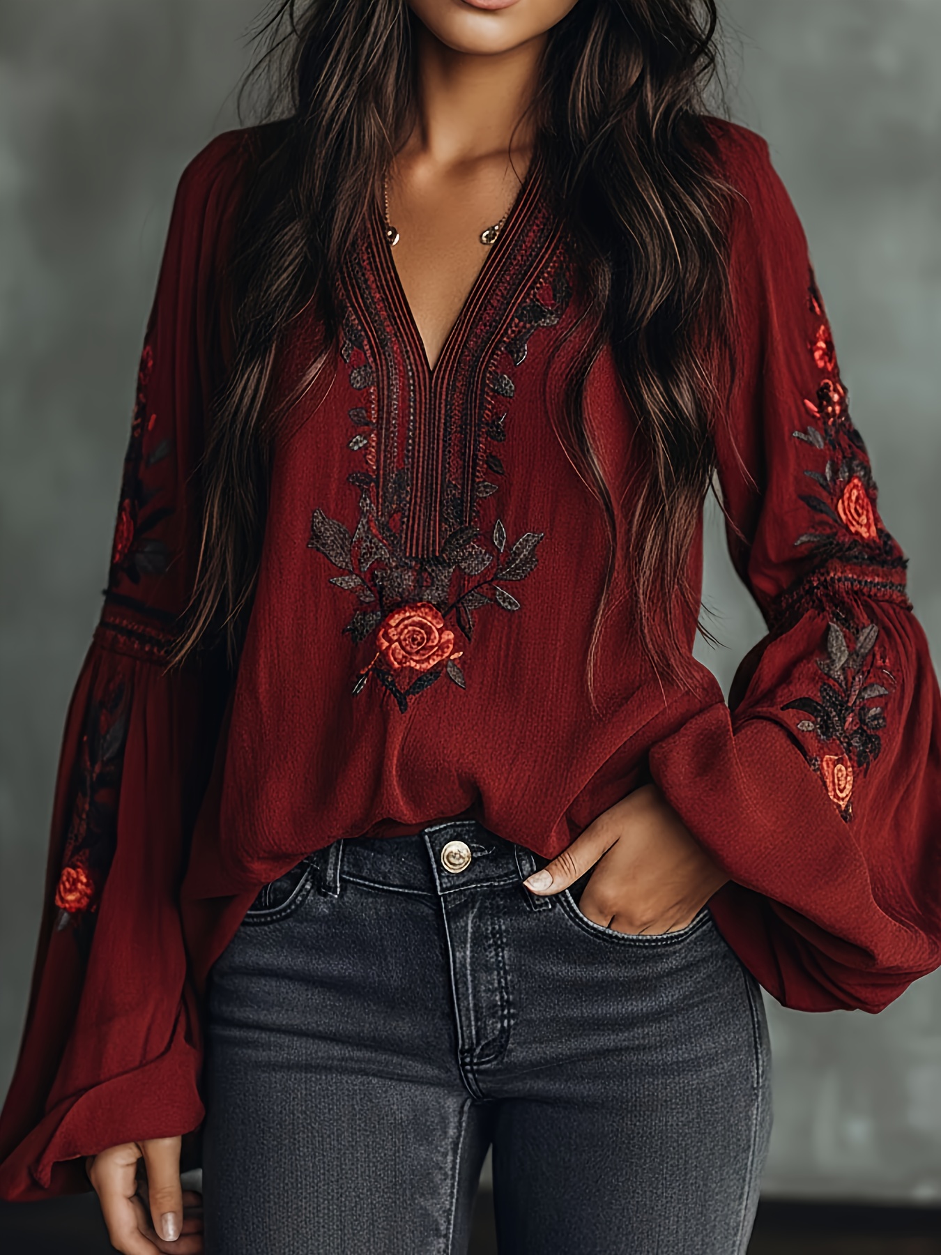 Women‘s Spring Blouse Retro Em - Blouse Off Shoulder recensie en prijs