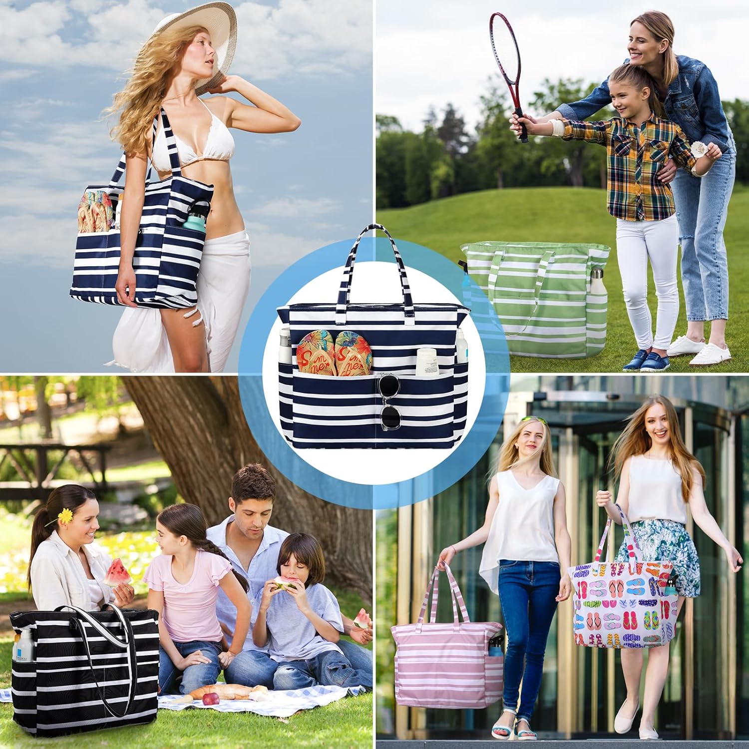 Waterproof Sandproof Beach Tot - Tote Bag Beach recensie en prijs