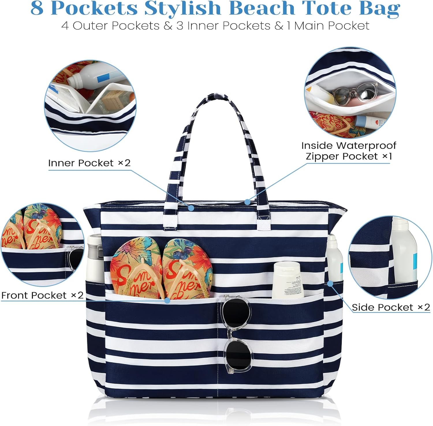 Waterproof Sandproof Beach Tot - Tote Bag Beach recensie en prijs