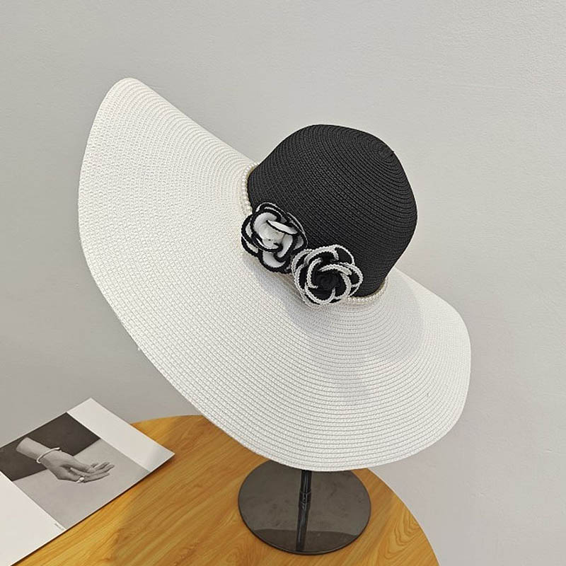 Two Tones Wide Brim Summer Hat - Hat Floppy Wide recensie en prijs