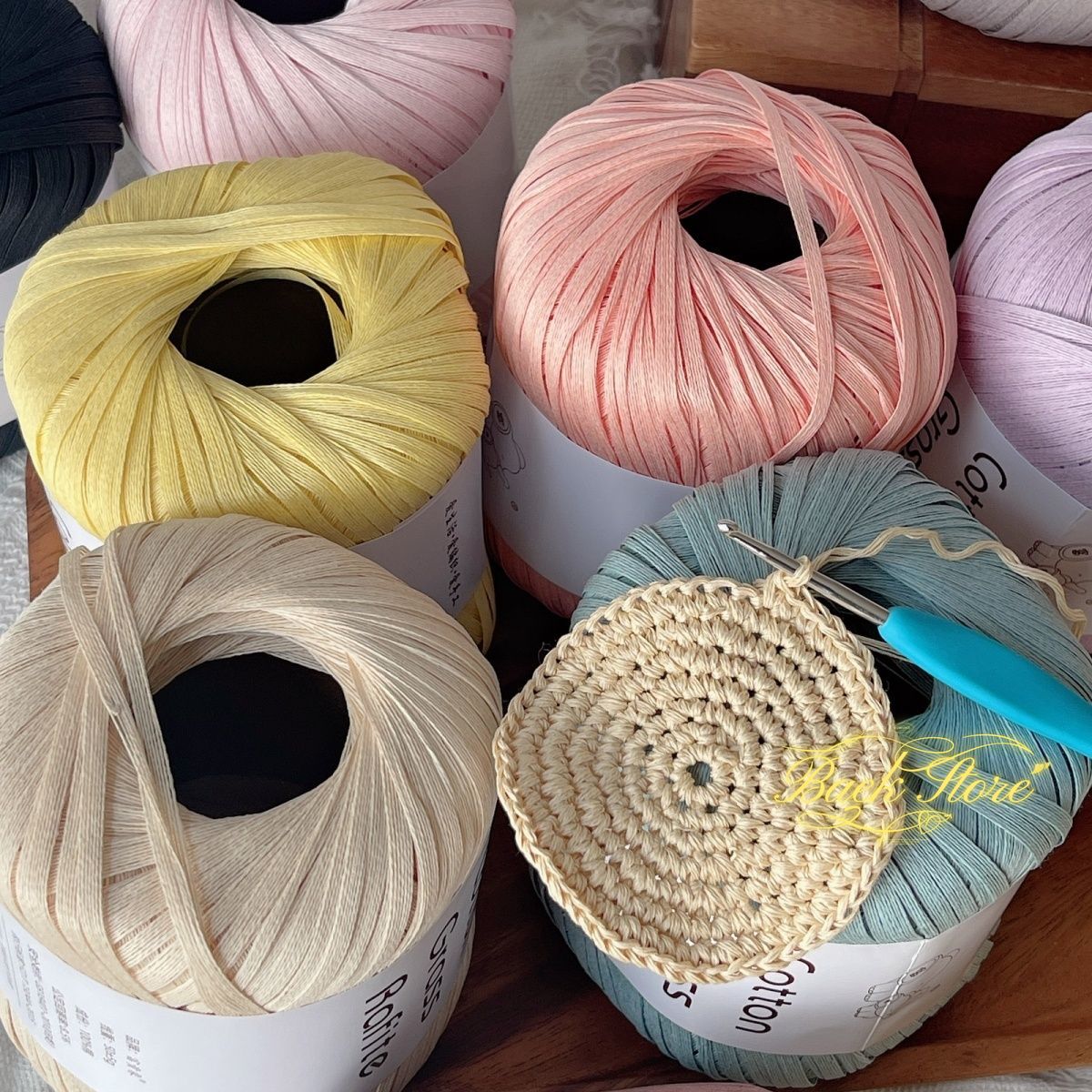 102M/roll Multicolor Raffia Ya - Crochet Bag Raffia recensie en prijs