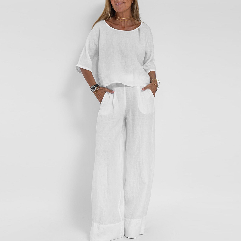 Linen Suits for Women 2 Pieces - Linen Pant Wide recensie en prijs