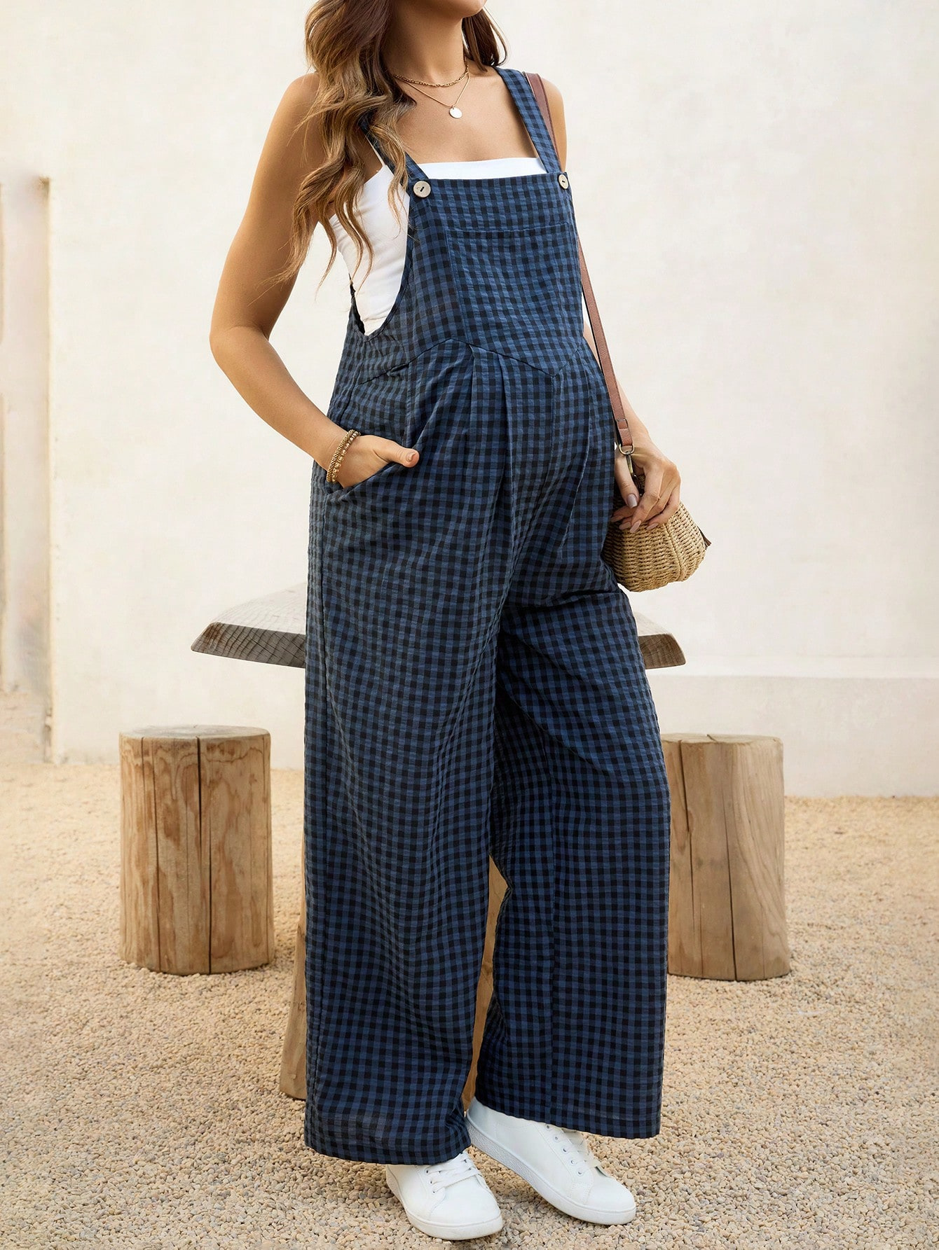 Casual Maternity Jumpsuit Plai - Jumpsuit Linen Relaxed recensie en prijs