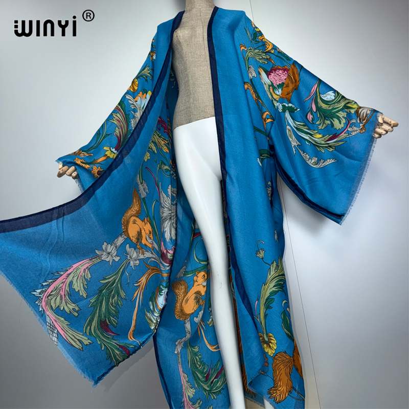 WINYI Africa boho kimono maxi  - Cover Up Kaftan recensie en prijs