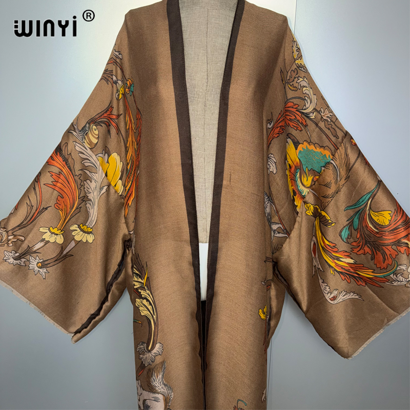 WINYI Africa boho kimono maxi  - Cover Up Kaftan recensie en prijs