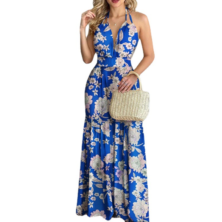 Floral Maxi Dress Long Backles - Maxi Dress Halter recensie en prijs