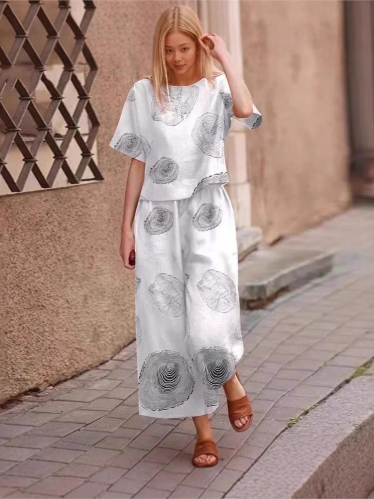 2025 Spring Summer New Plus Si - Linen Pant Wide recensie en prijs