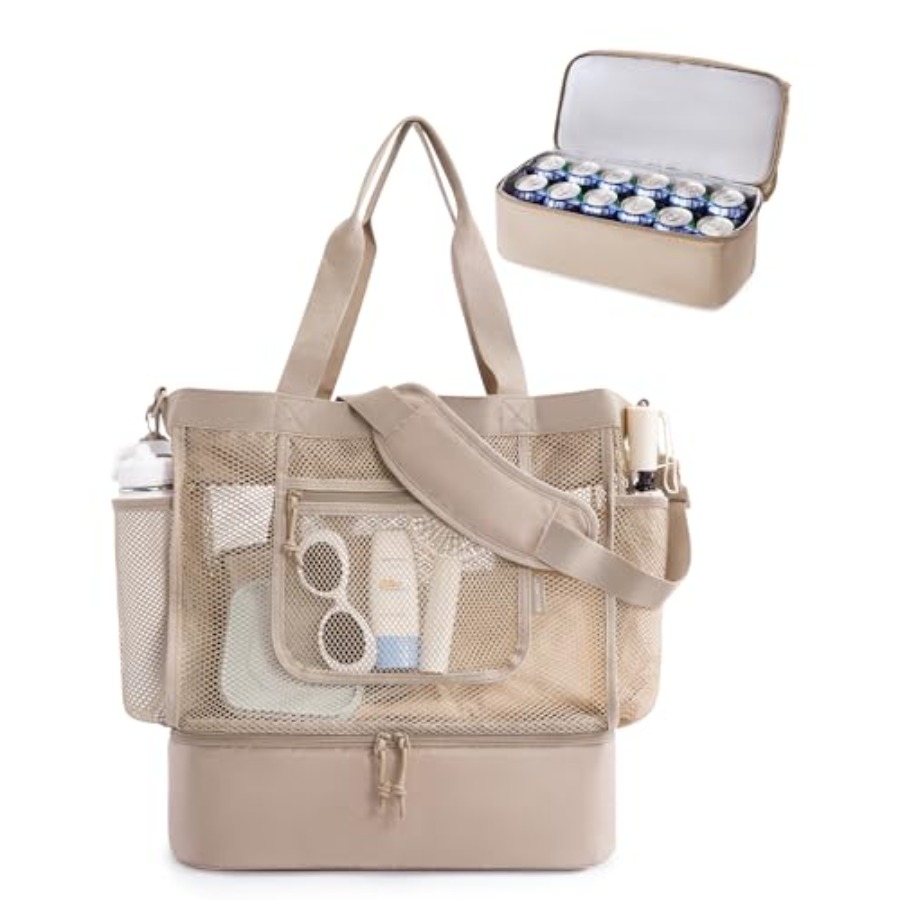 BAGSMART Beach Bag for Women M - Tote Bag Beach recensie en prijs