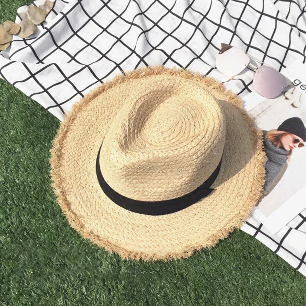 new Wide Brim Raffia Sun Hat f - Hat Floppy Wide recensie en prijs