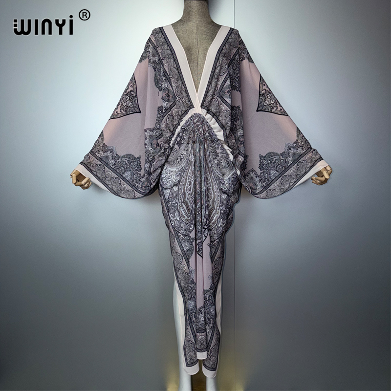 WINYI V-neck Sexy Dress Arabic - Cover Up Kaftan recensie en prijs