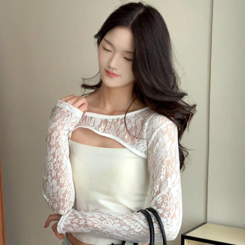 Sexy Hollow Out See Through La - Crop Top Crochet recensie en prijs