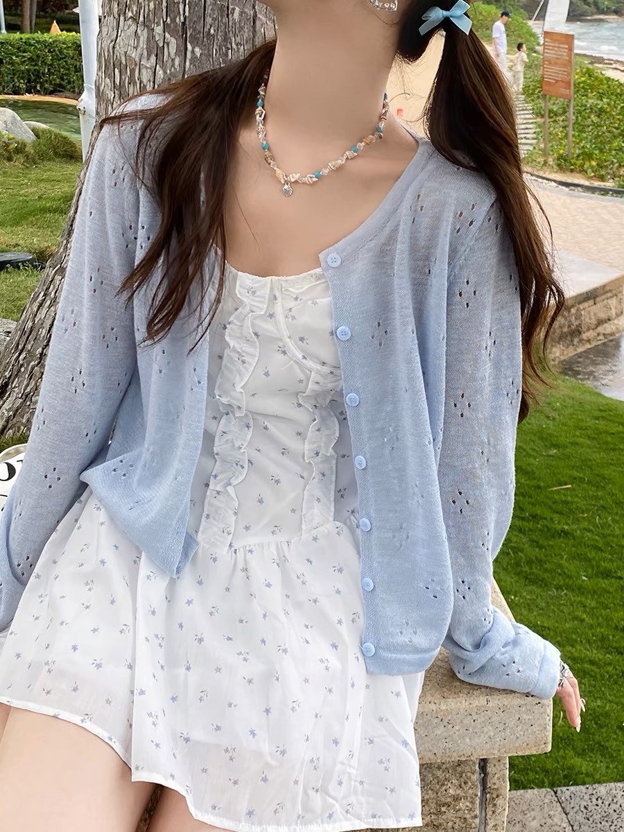 Summer Mint Green Thin Knitted - Cover Up Kaftan recensie en prijs