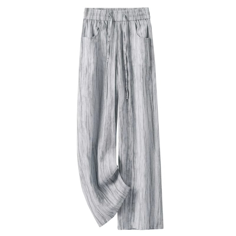 Tie-Dye Ice Silk Cotton Linen  - Linen Pant Wide recensie en prijs