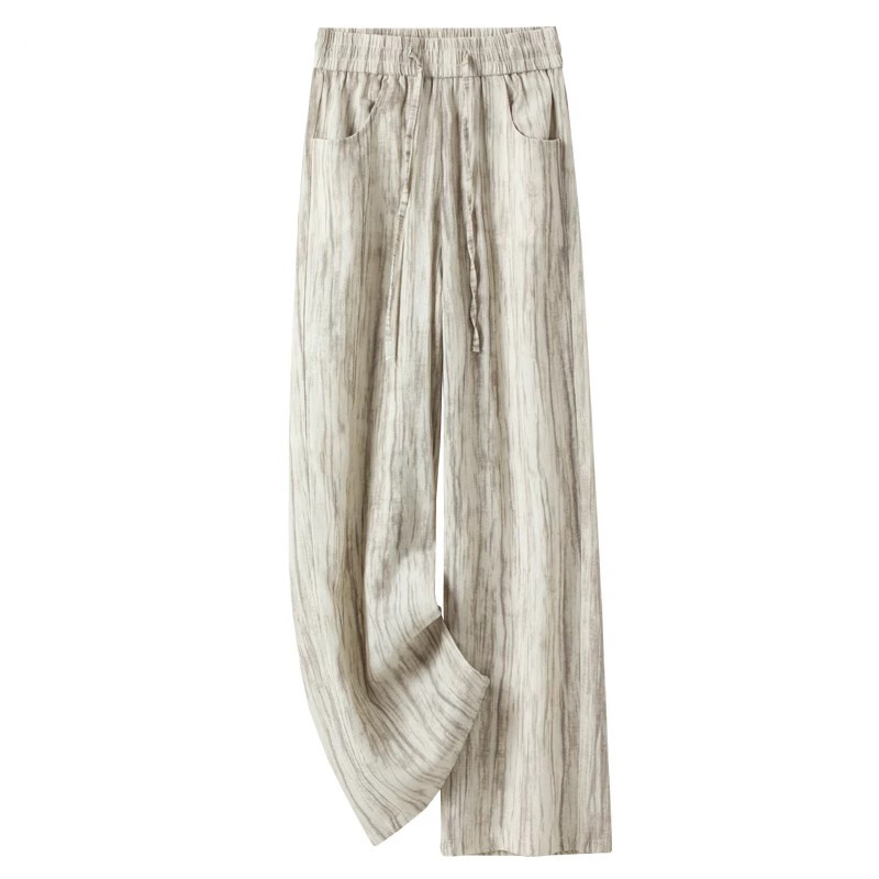 Tie-Dye Ice Silk Cotton Linen  - Linen Pant Wide recensie en prijs