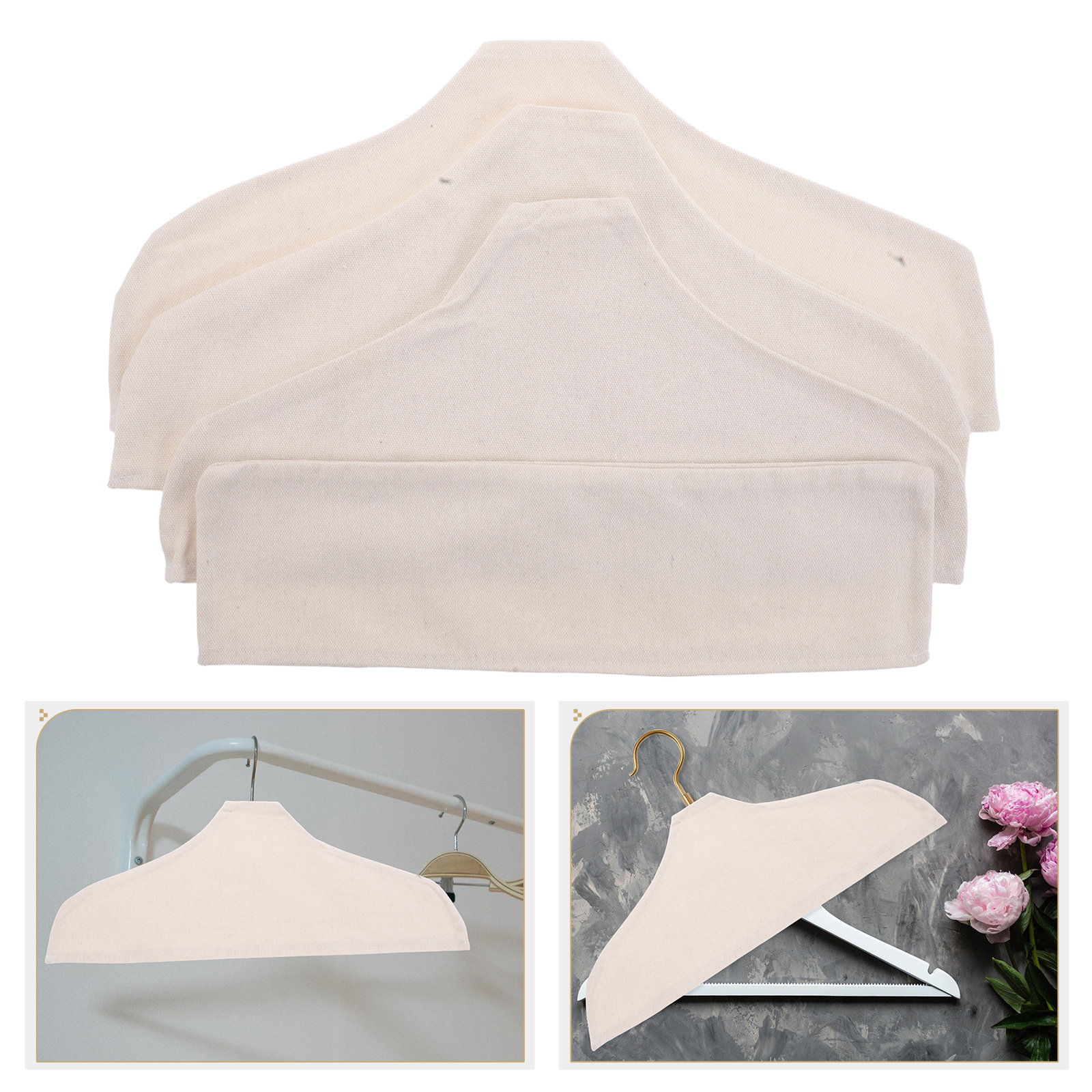 4pcs Anti Slip Hanger Cover Co - Linen Dress Wrap recensie en prijs