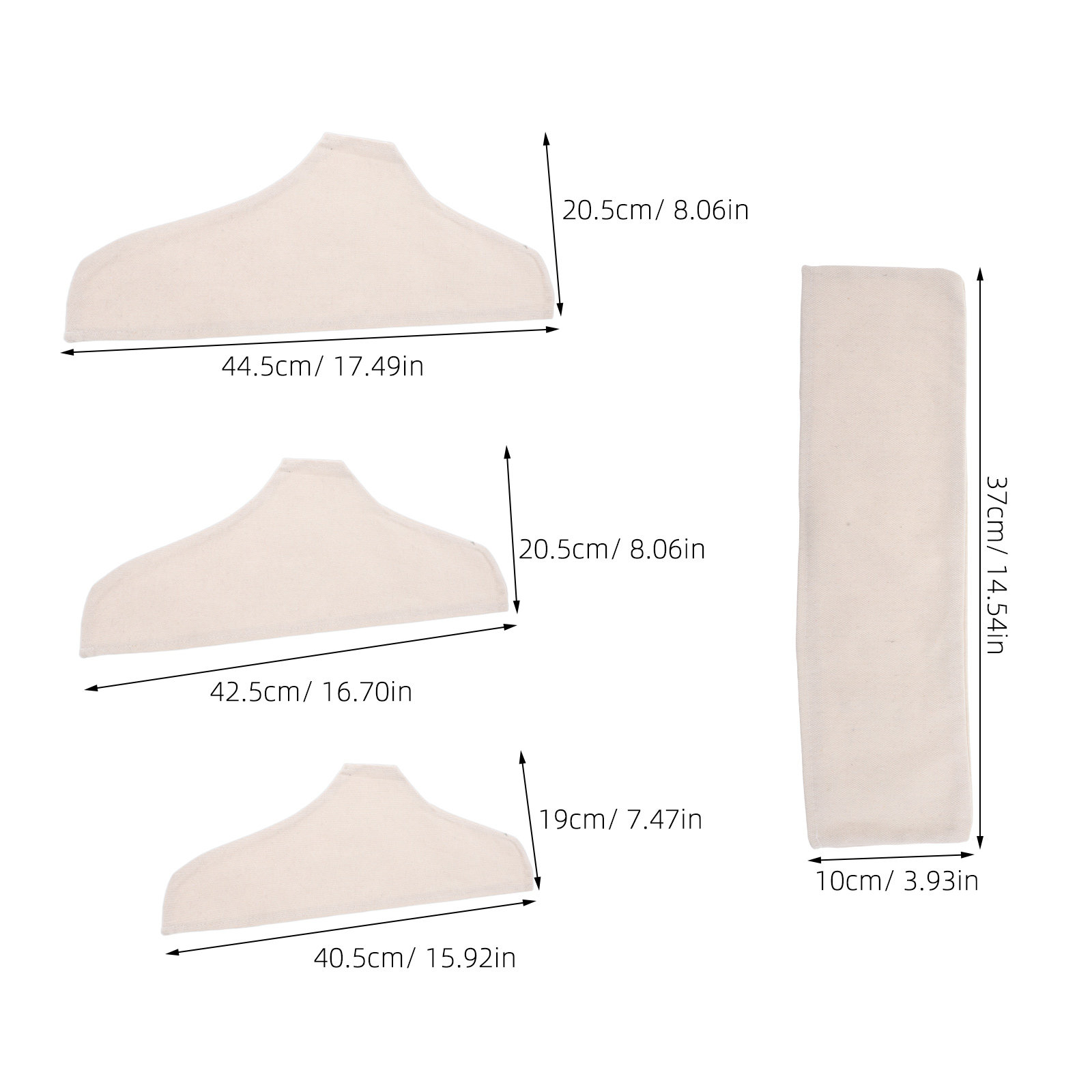 4pcs Anti Slip Hanger Cover Co - Linen Dress Wrap recensie en prijs