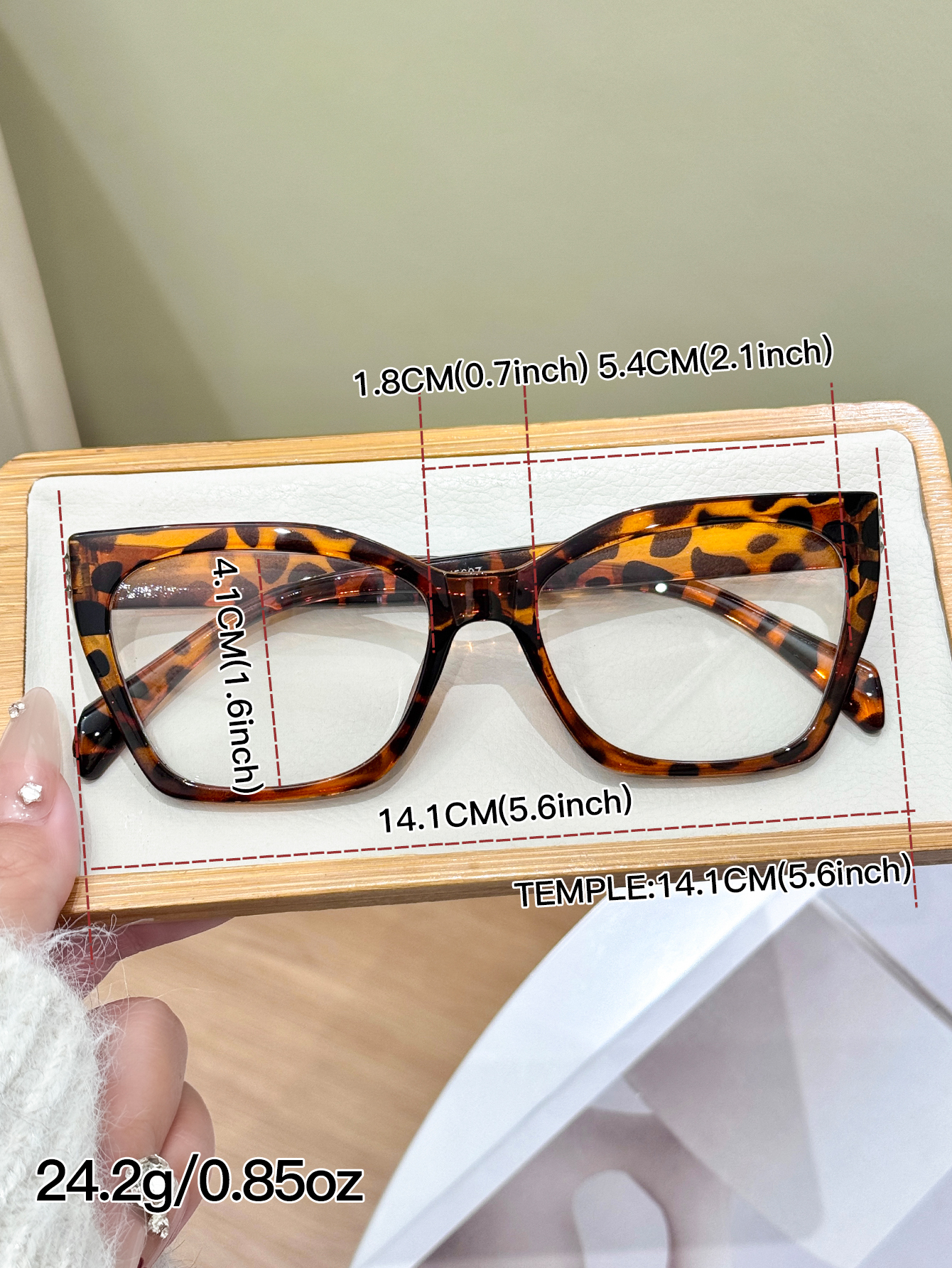 1Pc High-End Leopard Print Cat - Sunglasses Cat Eye recensie en prijs