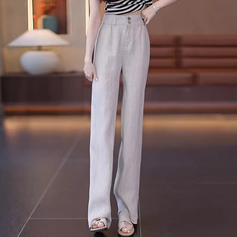 Summer Cool Linen Straight Pan - Linen Pant Wide recensie en prijs