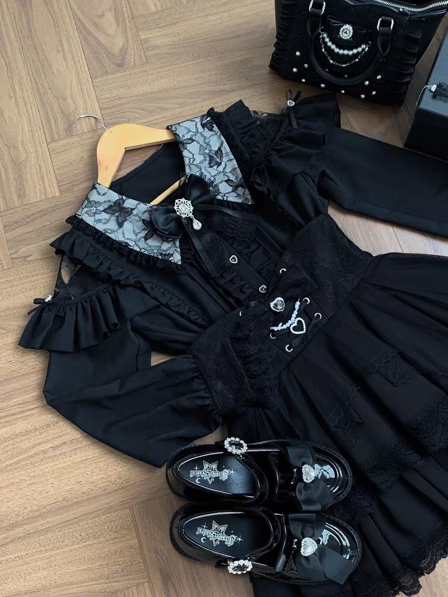 Harajuku Kawaii Skirt Sets Wom - Blouse Off Shoulder recensie en prijs