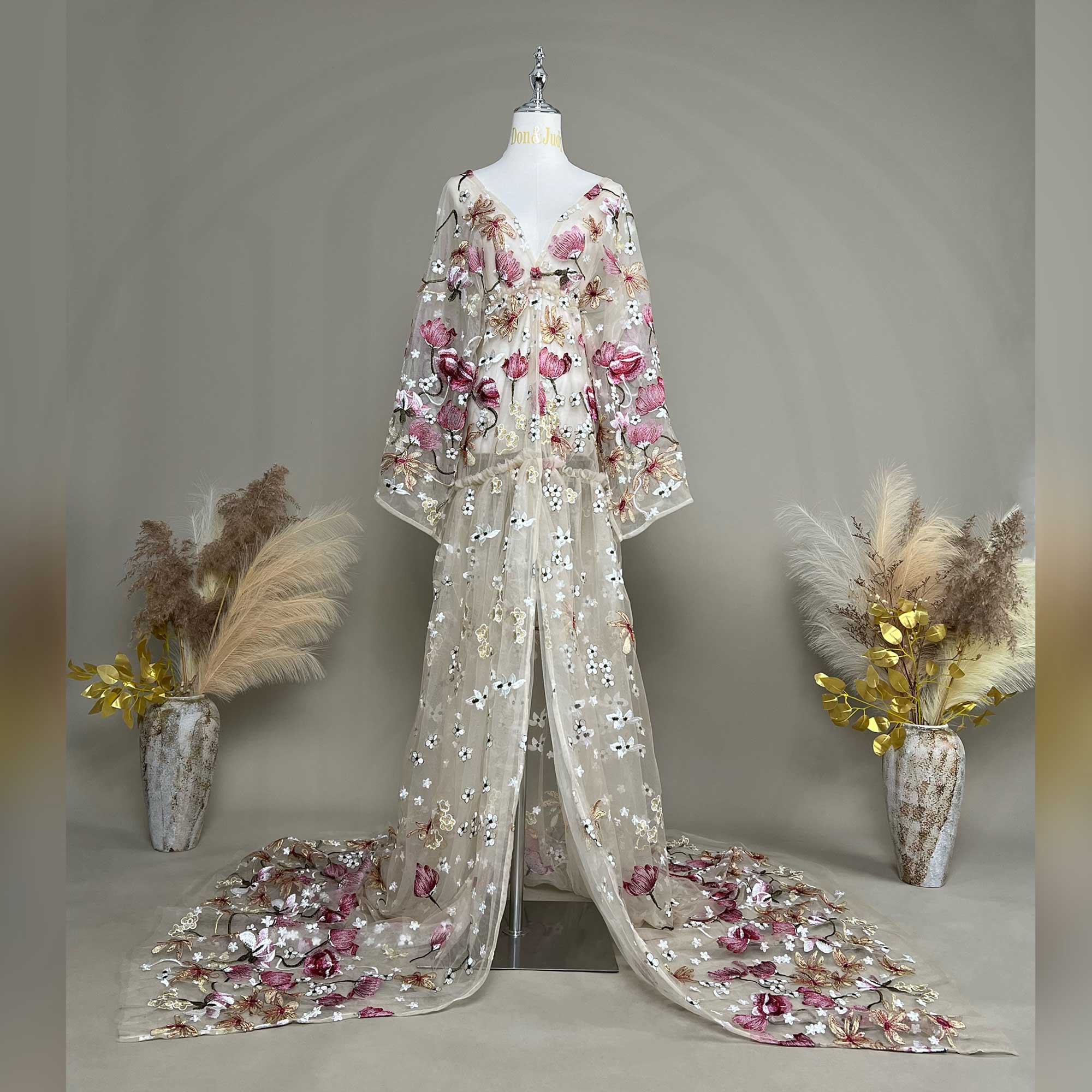 Don&Judy Butterfly Appliqués a - Kimono Sheer Floral recensie en prijs