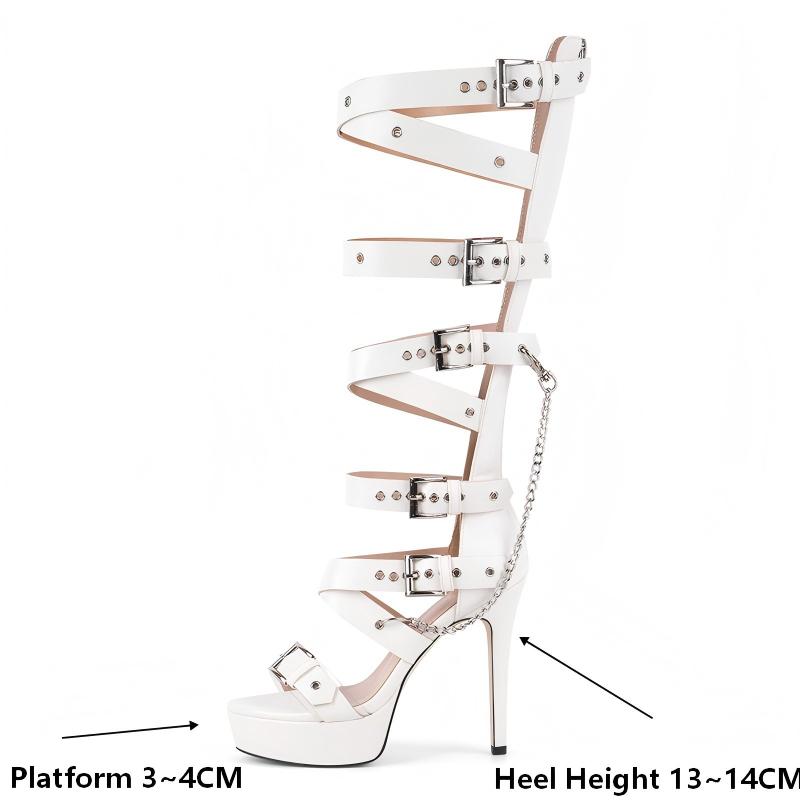 Onlymaker Platform Knee High E - Sandal Strappy Heeled recensie en prijs