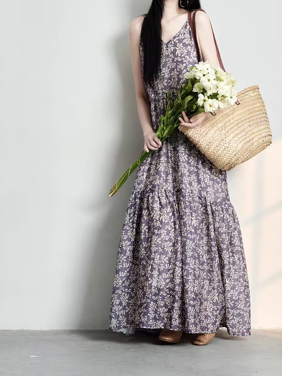 Elegant Japanese Style plus Si - Linen Dress Wrap recensie en prijs