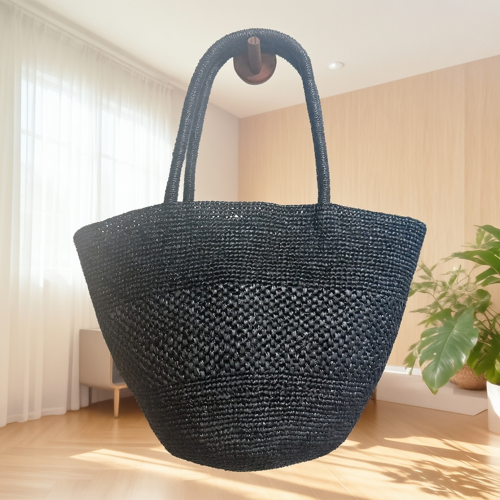 Large Capacity Raffia Straw Ba - Crochet Bag Raffia recensie en prijs