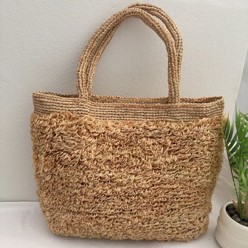 Raffia Hand-crocheted Shoulder - Crochet Bag Raffia recensie en prijs