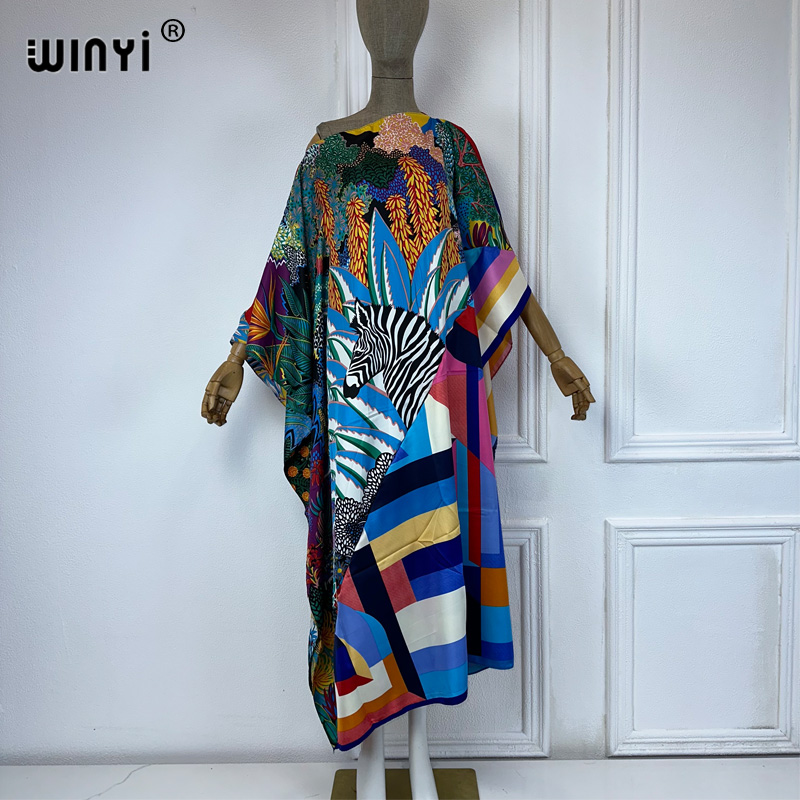 WINYI new high quality Print k - Cover Up Kaftan recensie en prijs