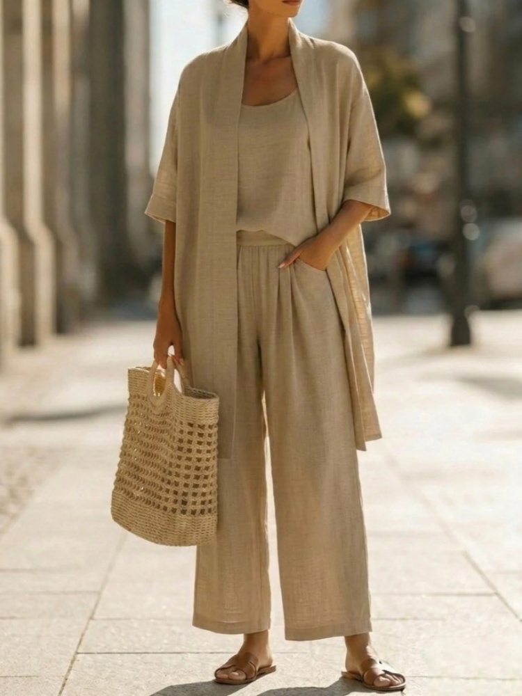 Casual Solid Cotton Linen Loos - Linen Pant Wide recensie en prijs