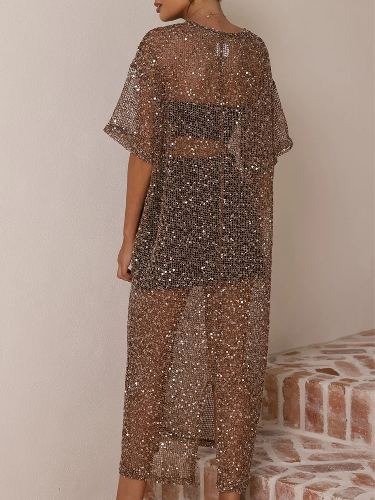Female O-neck Loose Summer Lon - Cover Up Kaftan recensie en prijs