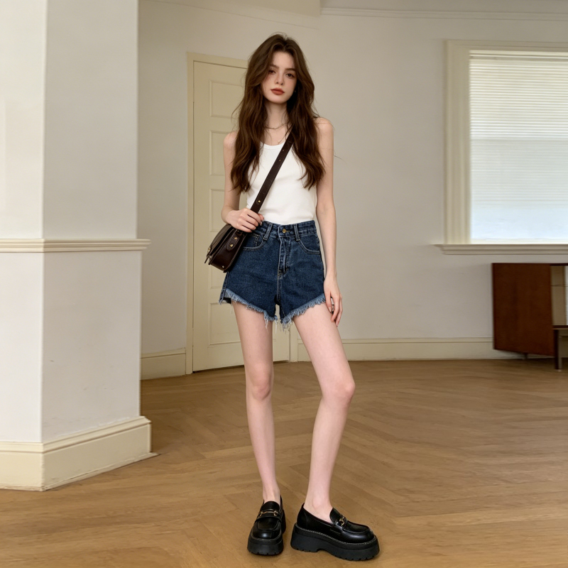 Denim Shorts Women Jeans Vinta - Shorts Denim Frayed recensie en prijs